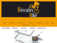 Tablet Screenshot of herculesbikes.com